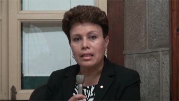 Deborah Chambers of Laureate Education, Inc., during an interview with the Department of Information on July, 10, 2014